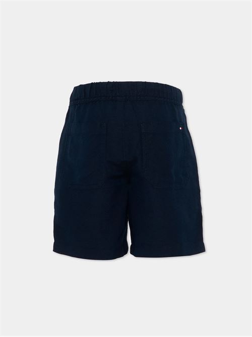 linen blend short TOMMY HILFIGER | KB0KB10395C1G